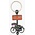 Typisch Hollands Keyring (spinner) Bicycle - Pewter color - Holland
