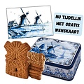 Matix Dose Lebkuchen, rechteckig, Delfter Blau