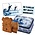 Matix Tin speculaas rectangular Delft blue