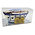 Typisch Hollands Delfter blaue Schale mit Schokolade in einer Geschenkbox