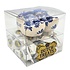 Typisch Hollands Gift box - Delft blue clogs 8 cm with hops.