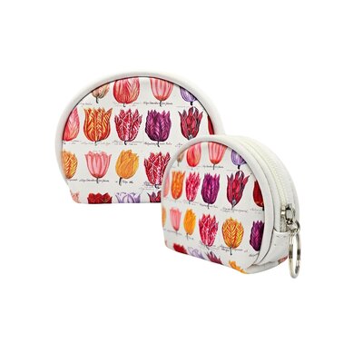 Robin Ruth Fashion Wallet Tulips - White