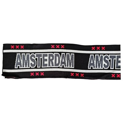Robin Ruth Scarf Amsterdam - Black-White-Grey
