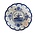 Typisch Hollands Delfter blaue Bonbonniere, Holland, 13 cm