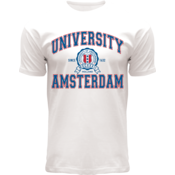 Holland fashion Amsterdam University T-Shirt - White