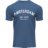 Holland fashion T-Shirt Amsterdam – est.1275 – blau