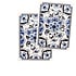 Matix Spielkarten Delfter blaue Holland-Blumen