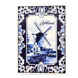 Matix Delft Blue Holland Windmill Playing Cards