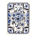 Matix Playing cards Delft blue Holland flowers