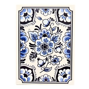 Typisch Hollands Playing cards Delft blue Holland flowers
