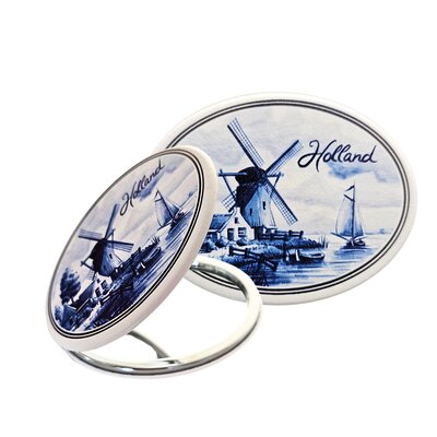Matix Spiegelkasten Holland - Delfter blaue Mühlenlandschaft