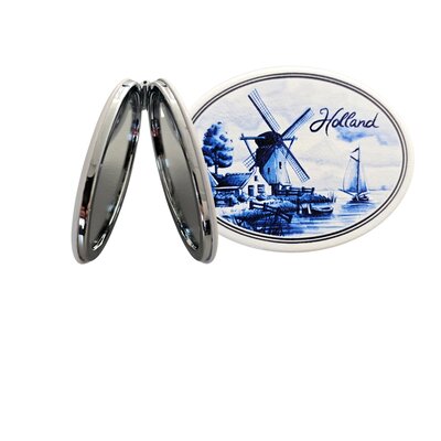 Matix Spiegelkasten Holland - Delfter blaue Mühlenlandschaft