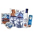Typisch Hollands Delft blue treats package - Mill landscapes
