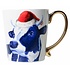 Typisch Hollands Luxury Christmas mug - Delft blue touch - Cow ..