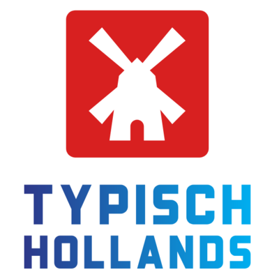 Typisch Hollands Delfts blauwe buikvaas met Nederlands molenlandschap