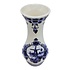 Typisch Hollands Delft blue belly vase with Dutch windmill landscape