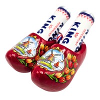 Typisch Hollands Red clogs (2 rolls King) Mills - Tulips
