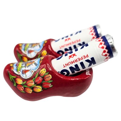 Matix Red clogs (2 rolls King) Mills - Tulips