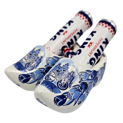 Typisch Hollands Delfter blaue Clogs (2 Rollen King)