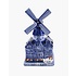 Typisch Hollands Delfts blauwe molen met muziek