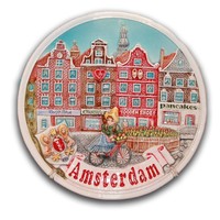 Typisch Hollands Plate Amsterdam 14 cm