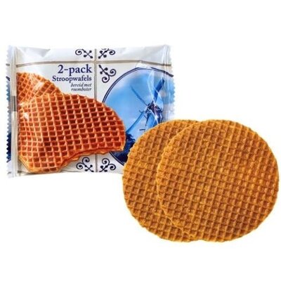 Matix Stroopwafel, verpackt im 2er-Pack – Karton – 10 Packungen