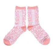 Typisch Hollands Women's socks - Amsterdam - Vertical - Pink/White