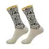 Typisch Hollands Men's socks - Cycling - White with black icons Amsterdam