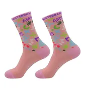 Typisch Hollands Women's socks - Amsterdam - Pink - Fantasy - Bicycle
