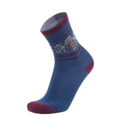 Typisch Hollands Men's socks - Denim/Bordeaux Amsterdam