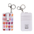 Typisch Hollands Card holder key ring - White with botanical tulips