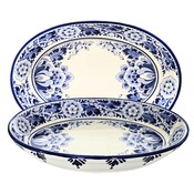 Heinen Delfts blauw Delft blue oven dish