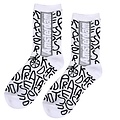 Typisch Hollands Women's socks - Amsterdam - Vertical - White/Black