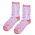 Typisch Hollands Women's socks - Amsterdam - Vertical - Pink/White