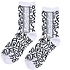 Typisch Hollands Men's socks white vertical cut - Amsterdam
