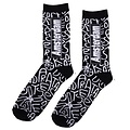 Typisch Hollands Men's socks black - vertical cut - Amsterdam