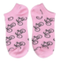 Holland sokken 2 Pairs of Women's Ankle Socks - Cycling - Pink and White