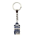 Typisch Hollands Keyring - Delft blue house - ceramic