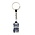 Typisch Hollands Keyring - Delft blue house - ceramic