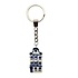 Typisch Hollands Keyring - Delft blue house - ceramic