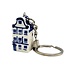 Typisch Hollands Keyring - Delft blue house - ceramic
