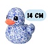Heinen Delfts blauw Cuddly duck Delft blue 14 cm