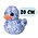 Heinen Delfts blauw Cuddly duck Delft blue 20 cm
