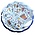 Typisch Hollands Delft blue bowl with milk chocolate tiles Holland decorations