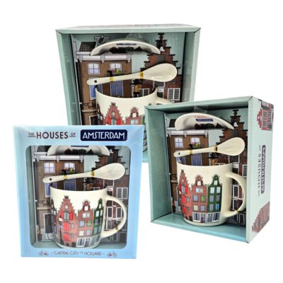 Droste Droste Giftbox - Houses - Mint Chocolate Pastilles