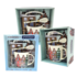 TTD Gifts Mok met lepel en schotel  - Amsterdam huisjes