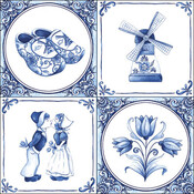 Typisch Hollands Servetten Holland tegel decoraties
