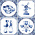 Typisch Hollands Servetten Holland tegel decoraties