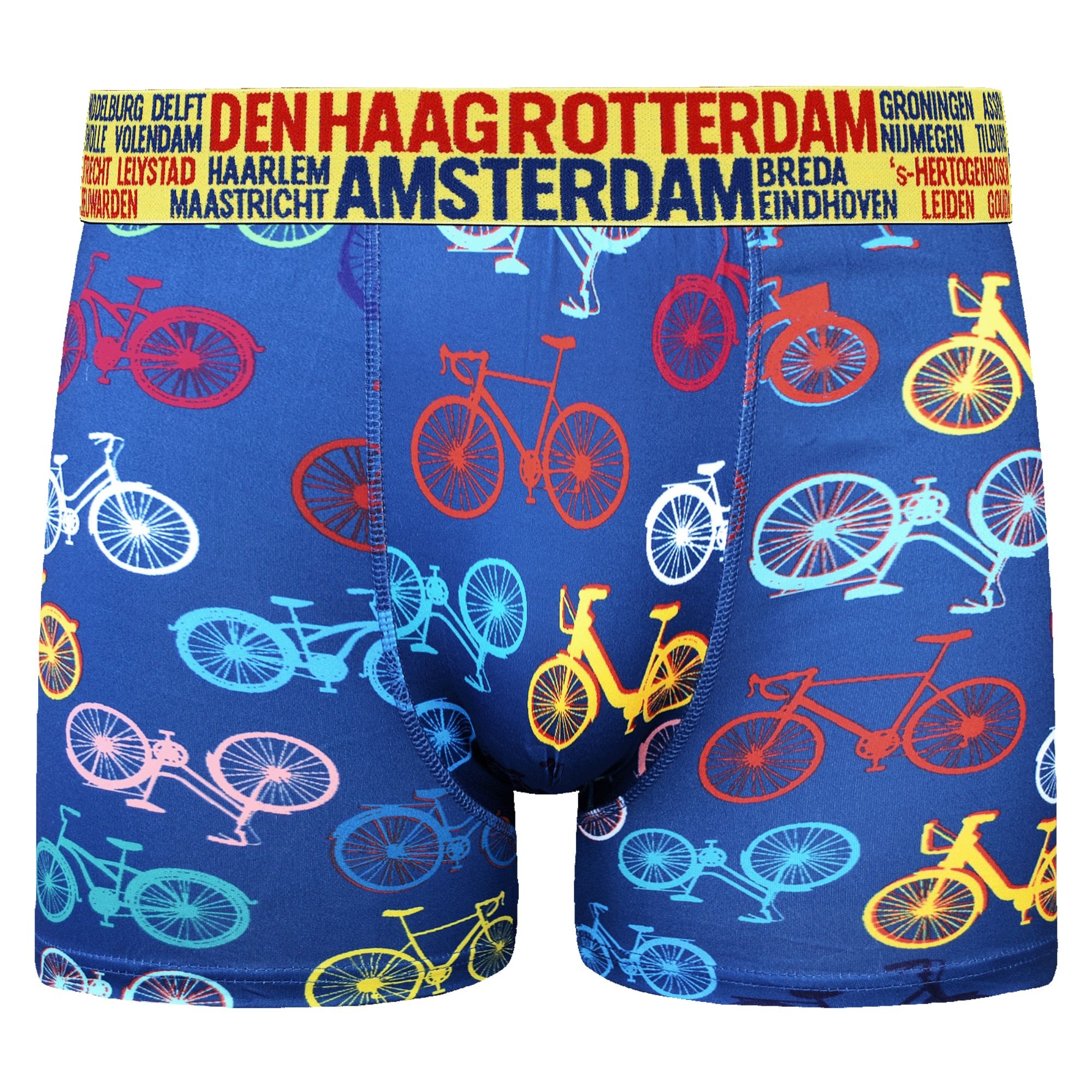 Heren boxershort met Hollands fietspatroon