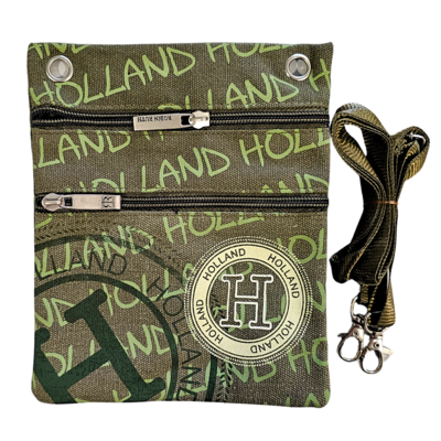 Robin Ruth Fashion Paspoort (nek)tasje - Holland - Army